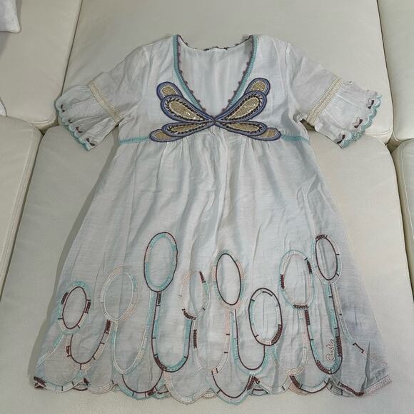 Custo Barcelona Vintage Butterfly Dress - Picture 1 of 8